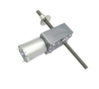 Long Shaft Micro Electirc Motor 12V DC Motor 6V Threaded Shaft Double Shaft For DIY parts JGB37-370S with Flange Customized
