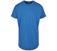 Long shaped turnup tee Urban Classics Bleu 3XL