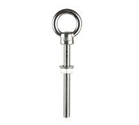 Long Shoulder Lifting Eye Bolt With Nut Ring Loop Hole 316 Stainless Steel M6 M8 M10 M12(1pcs,M10X100)