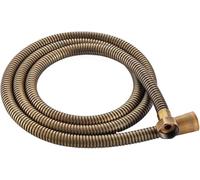 Long Shower Hose, Shower Hose 1.5m/2m Antique/Golden/Black/Gray Color, Long Bathroom Water Extension Plumbing Pipe Head(Antique Color,200cm)