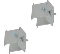 Long Sided Dori Block Bricklaying Clamp Lock Bolt for Use with 50MM Profile Pole 2Pack