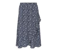 Long skirt woman Only Carly Flounce Bleu S