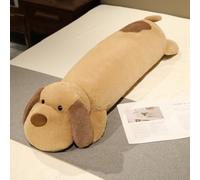 Long Sleeping Pillow Animal, Cute Dog Plush Sleeping Cuddly Toy with Smooth Zipper, Detachable Soft Cotton Hugging Doll for Bedroom, Living Room, Sofa, Office & Gifts for Kids Adults (Style 1,90cm)