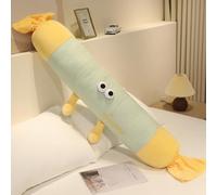 Long Sleeping Pillow Animal, Soft Plush Sleeping Cuddly Toy with Smooth Zipper, Cute Candy Stuffed Hugging Plushies for Bedroom, Living Room, Sofa, Office & Gifts for Kids Adults (Style 1,120cm)