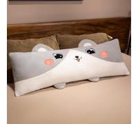 Long Sleeping Pillow Animal, Soft Plush Sleeping Cuddly Toy with Smooth Zipper, Cute Cat Stuffed Hugging Plushies for Bedroom, Living Room, Sofa, Office & Gifts for Kids Adults (Style 4,60cm)