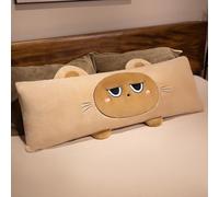 Long Sleeping Pillow Animal, Soft Plush Sleeping Cuddly Toy with Smooth Zipper, Cute Cat Stuffed Hugging Plushies for Bedroom, Living Room, Sofa, Office & Gifts for Kids Adults (Style 1,90cm)