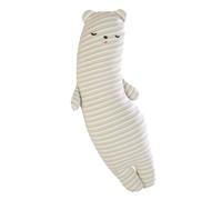 Long Sleeping Pillow, Cute Animal Sleeping Plush Toy with Smooth Zipper, Detachable Soft Cotton Hugging Plushies for Bedroom, Living Room, Sofa, Home Decor & Gifts for Kids Adults (Style 1,130cm)