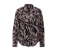 Long Sleeve All Over Print Women's Blouse QS Noir 36