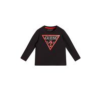 Long sleeve baby boy t-shirt Guess Core Brown 3/6 monthes