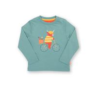 Long sleeve baby T-shirt Kite Ox to Market Vert 6/9 mois