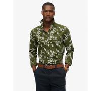 Superdry Beach Long Sleeve Shirt Green M Men