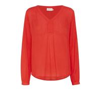 Long sleeve blouse for women KAFFE Amber Orange 36