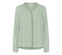 Long sleeve blouse for women KAFFE Tammie Vert 42