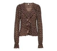 Long sleeve blouse for women Only Kafie Marron S