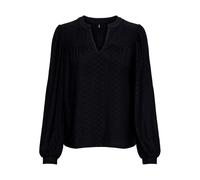 Long sleeve blouse for women Only Onlsandra Split Jrs Noir S