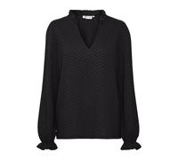 Long sleeve blouse for women Pulz Jeans Zebba Noir S