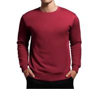 Long Sleeve Casual Top Men Men Round Neck T Shirt Loose Fit Thin Tops Crewneck Casual Jumpers Hip Pop Baggy Streetwear Solid Color T-Shirt Long Sleeve Outdoor Clothes Lightweight Slim Pullover