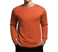 Long Sleeve Casual Top Men Men Round Neck T Shirt Loose Fit Thin Tops Crewneck Casual Jumpers Hip Pop Baggy Streetwear Solid Color T-Shirt Long Sleeve Outdoor Clothes Lightweight Slim Pullover
