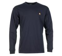 Carhartt WIP Long Sleeve Chase T-Shirt - Navy X-Large