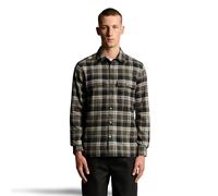 Long sleeve checked cotton shirt Lyle & Scott Noir XL