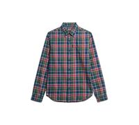 Long sleeve checked cotton shirt Superdry Vintage Vert XL