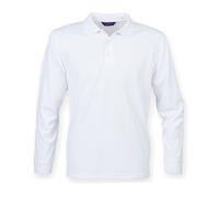 Long Sleeve Coolplus Pique Polo Shirt Moisture Wicking Polyester Top Men Women
