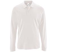 Long Sleeve Cotton Pique Polo SOLs Perfect Shirt S-3XL