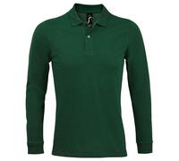 Long Sleeve Cotton Pique Polo SOLs Perfect Shirt S-3XL