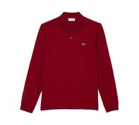 Long Sleeve Cotton Polo Shirt - male - Lacoste - Polo Shirts - Red - S - Tops S