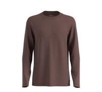 Long Sleeve Cotton T-Shirt with Crew Neck and Logo Patch s.Oliver Rouge 3XL