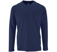 Long Sleeve Cotton Tee S-4XL SOL'S Imperial Crew Neck T-Shirt