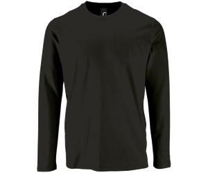 Long Sleeve Cotton Tee S-4XL SOL'S Imperial Crew Neck T-Shirt