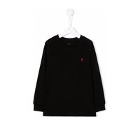 Long-Sleeve Crewneck T-Shirt - male - Polo Ralph Lauren - Kids Sweatshirts - Black - S - Kids S