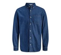 Long Sleeve Denim Shirt Jack & Jones Brook Oxford Bleu M
