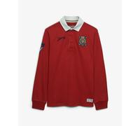 Long Sleeve Double Emblem Polo Superdry Rouge L