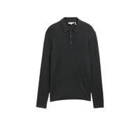 Long Sleeve Fine Knit Polo Tom Tailor Noir S