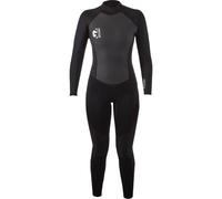 Long Sleeve Full Suit Girl GUL G-Force Flatlock 3 Back-Zip Noir 7/8 ans
