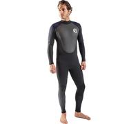 Long Sleeve Full Suit GUL G-Force Flatlock 3 Back-Zip Noir M Tall