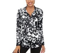 Long Sleeve Gym Tops for Women UK, Sports Tops Casual Workout T Shirts for Womens Golf Shirts Womens Running Cycling Horse Riding T Shirts