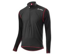 Long sleeve half zip jersey Löffler Windstopper Transtex Light Noir XS