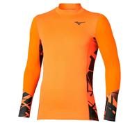 Mizuno Virtual Body G5 High Neck Long Sleeve Base Layer Orange S Men