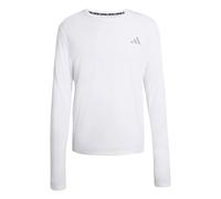 adidas Men's Adi365 Running Essentials Long Sleeve Shirt, White, 3XL