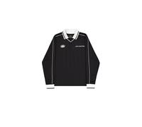Alpha Industries Track Tricot Polo Longsleeve for Men Size M - black