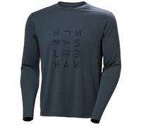 Helly Hansen Men's Skog Graphic Long Sleeve Tee Blue M
