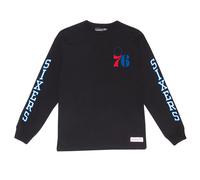 Long sleeve jersey Philadelphia 76ers iconic Noir L
