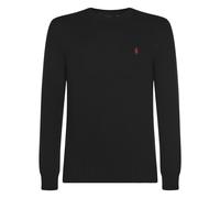 Polo Ralph Lauren Mens Cotton Ribbed Crew Neck Jumper - Colour: 020 Polo Black - Size: Medium