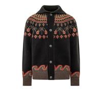 Long Sleeve Knitted Jacket - male - Alanui - Cardigans - Black - M - Knitwear M