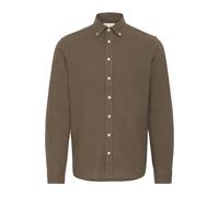 Long sleeve linen blend shirt Casual Friday Hanes Marron 2XL