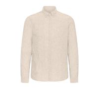 Long sleeve linen shirt Casual Friday Anton BD Gris 2XL