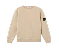 Long-sleeve logo-patch sweatshirt - male - Stone Island - Kids Sweatshirts - Beige - 8 Y - Kids 8 Y